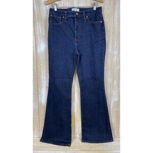 Madewell Skinny Flare Women's Jeans Size 31 Dark Blue Wash